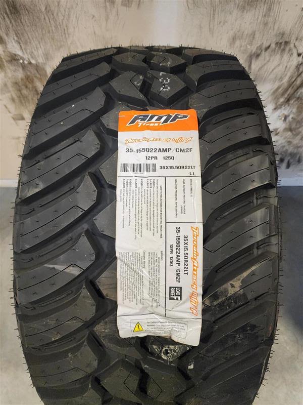 LT 35x15.5x22 Amp Terrain Attack M/T // 12 ply (Set of Four)