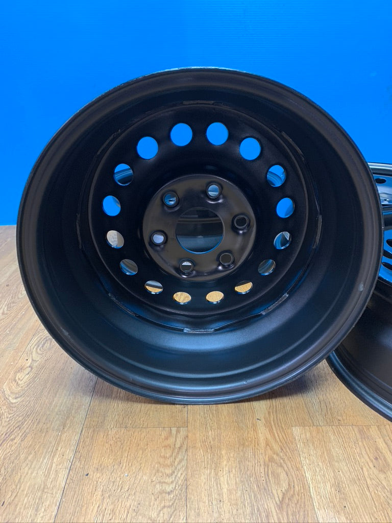 17x7.5 Black Steel Rims 6x135 Ford F-150 Expedition