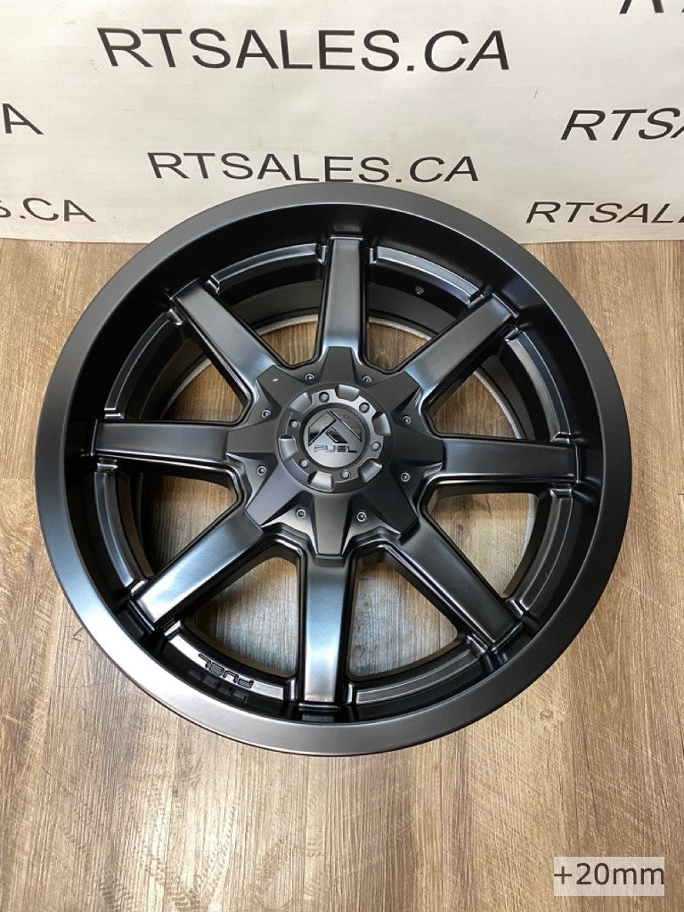 18x9 Fuel Maverick Rims 5x139 5x150. +20 - R&T Sales
