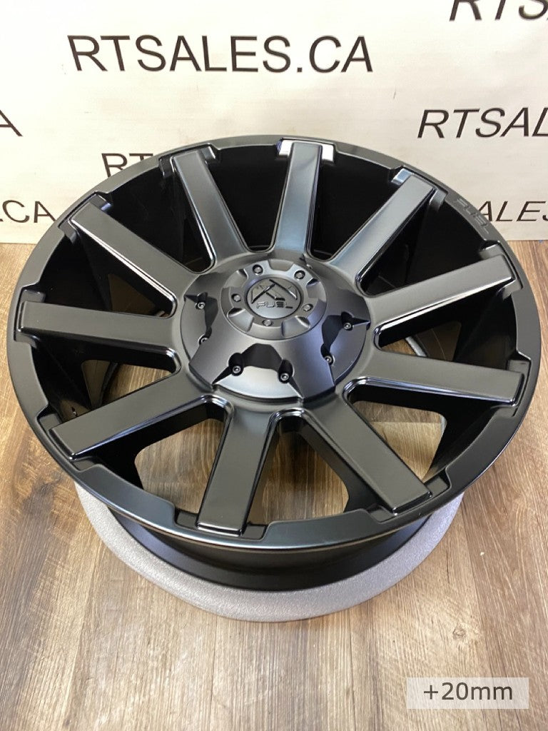 20 inch Fuel Contra Rims 8x180 Chevy 2500 3500