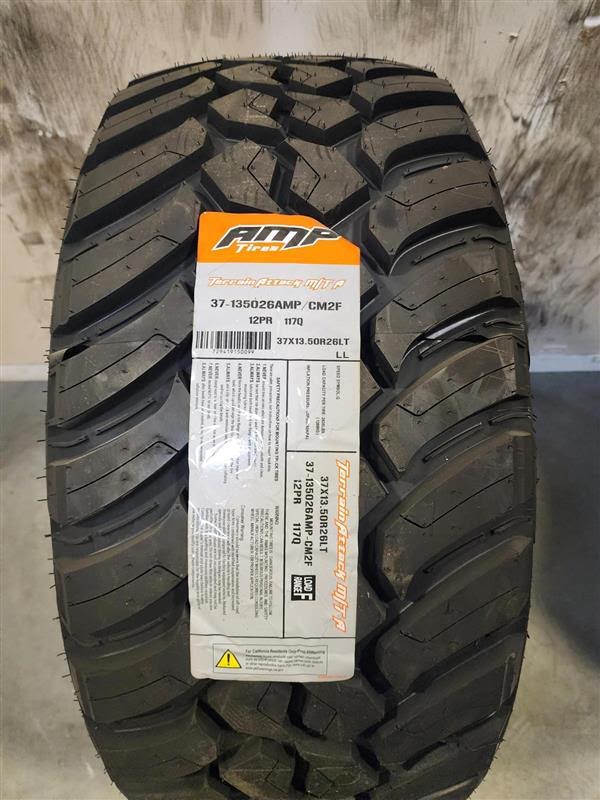 LT 37x13.5x26 Amp TERRAIN ATTACK M/T F All Season Tires