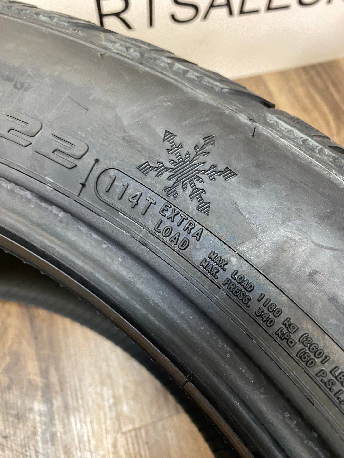 285/45/22 Cooper Discoverer Snow Claw Winter FOUR 22 inch Tires