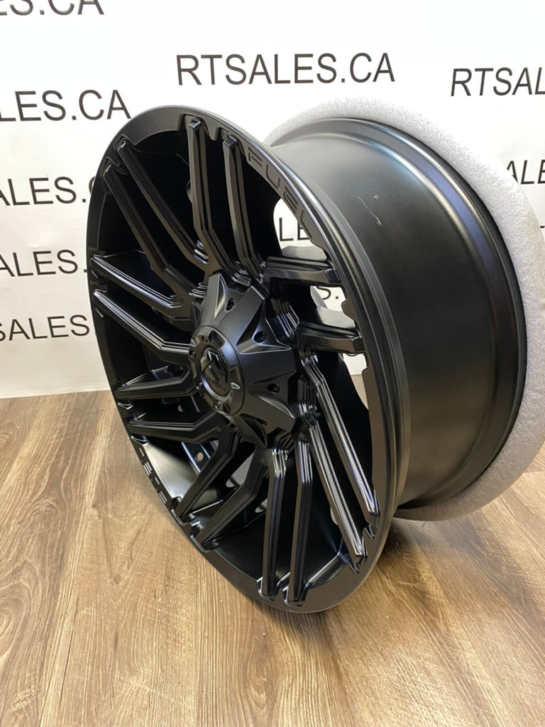 20x9 Fuel Typoon Rims 8x165 Dodge Ram GMC Chevy 2500 3500