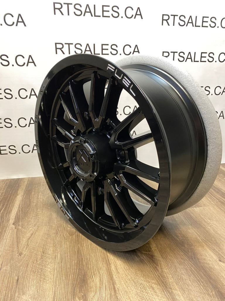 20x9 Fuel Clash Rims 8x170 Ford F250 F350 Super Duty