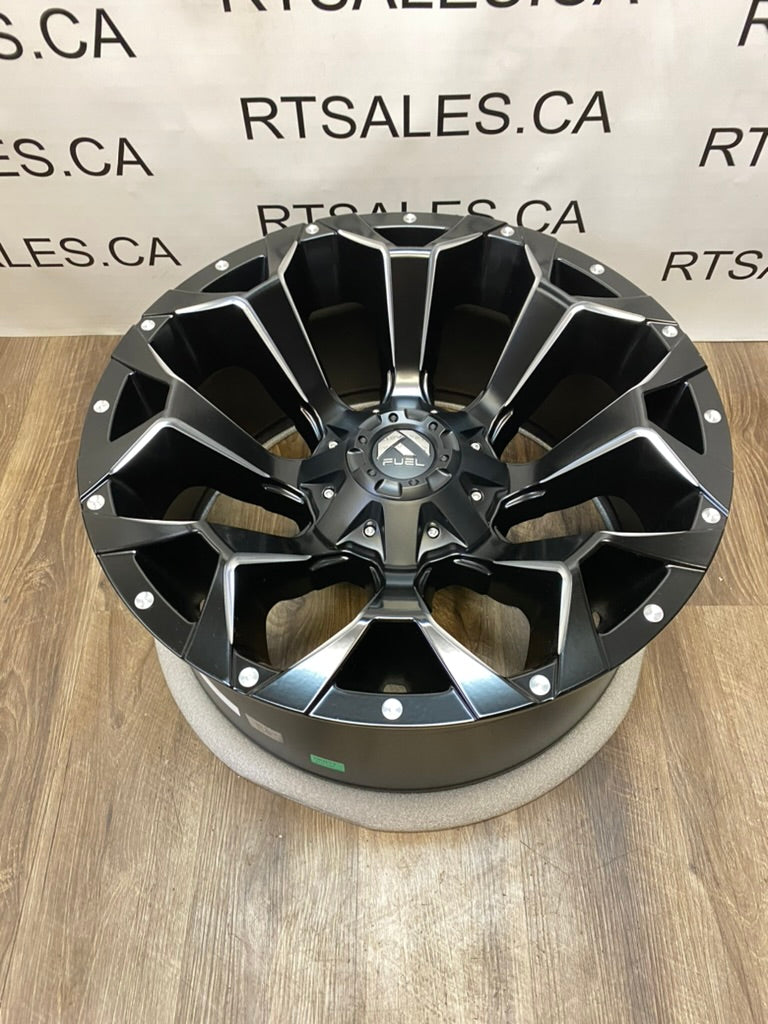 20x10 Fuel Assault Rims 6x135/139 F-150 GM 1500 Ram