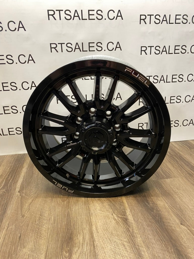 20x9 Fuel Clash Rims 8x170 Ford F250 F350 Super Duty