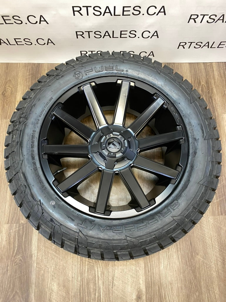 285/55/20 Fuel Tires & Rims 6x135 6x139 GM RAM FORD Toyota