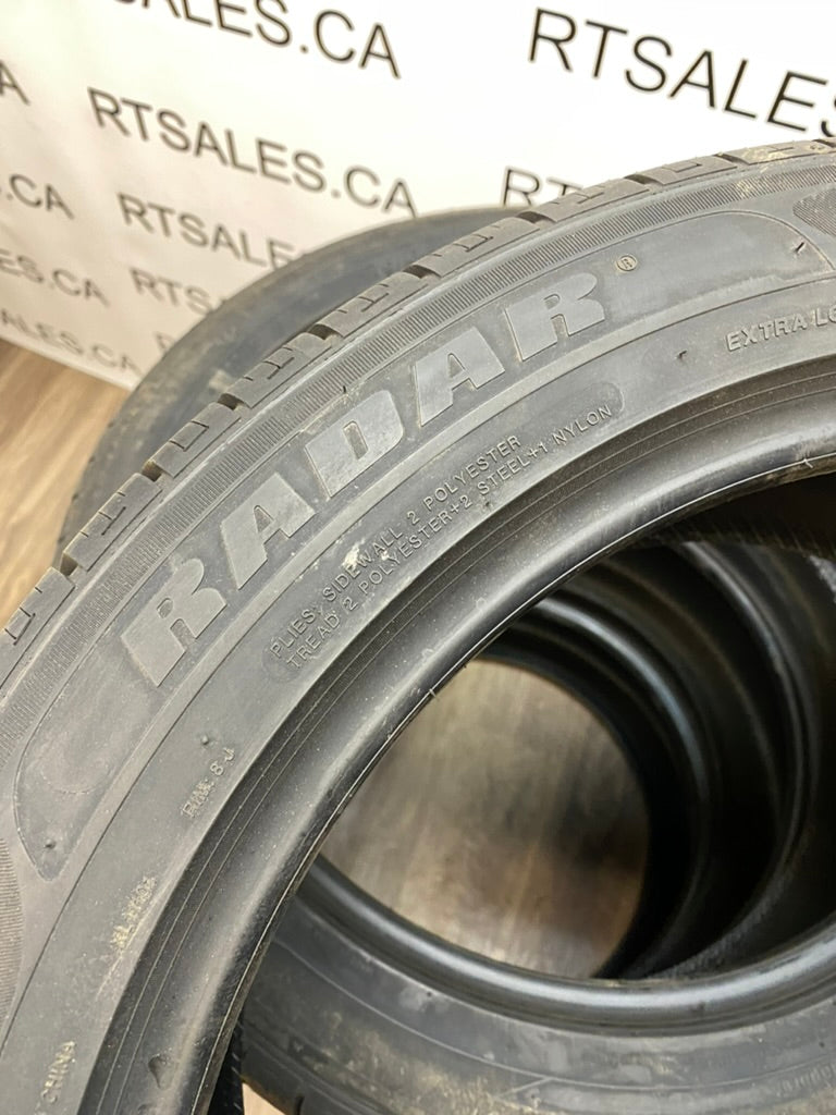 245/45/18 Radar Dimax 4 Season // A.W Tires