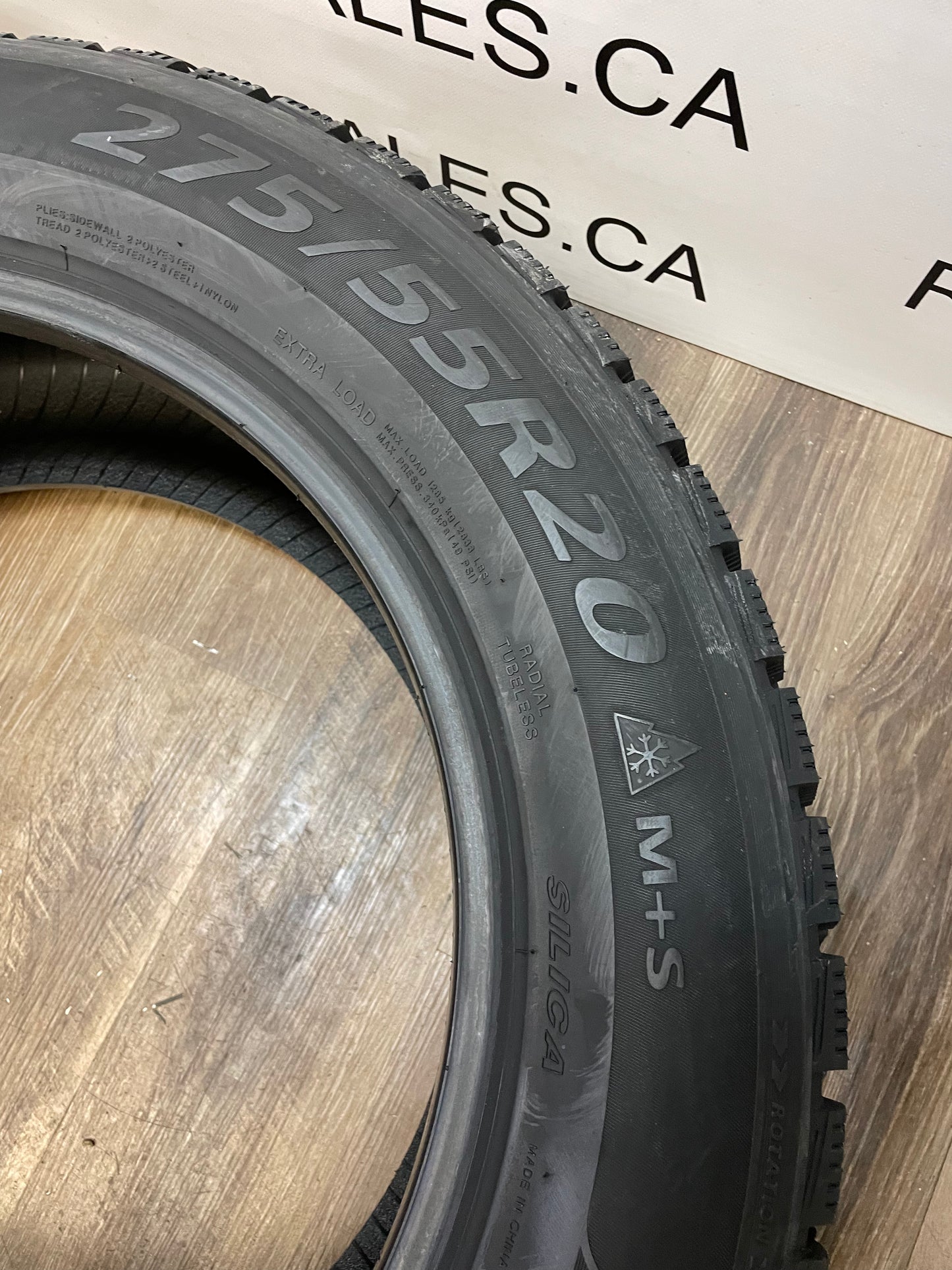 275/55/20 Imperial Winter Studded TIRES (Set of Four)