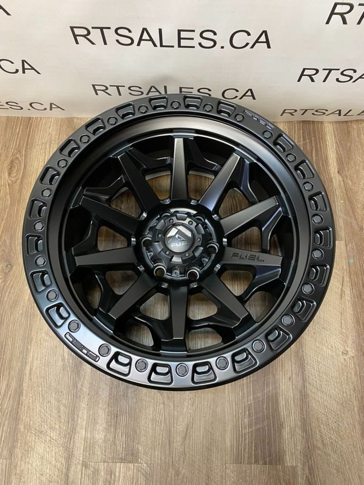 20x10 Fuel Covert Rims 6x139.7 