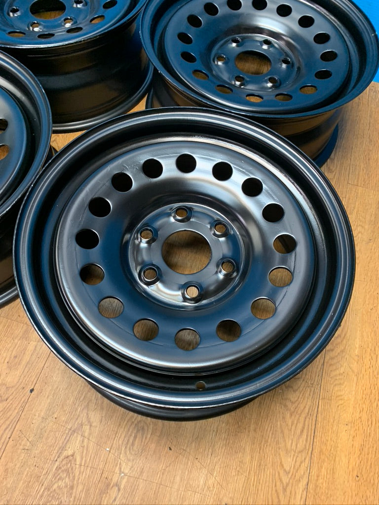 17x7.5 Black Steel Rims 6x135 Ford F-150 Expedition