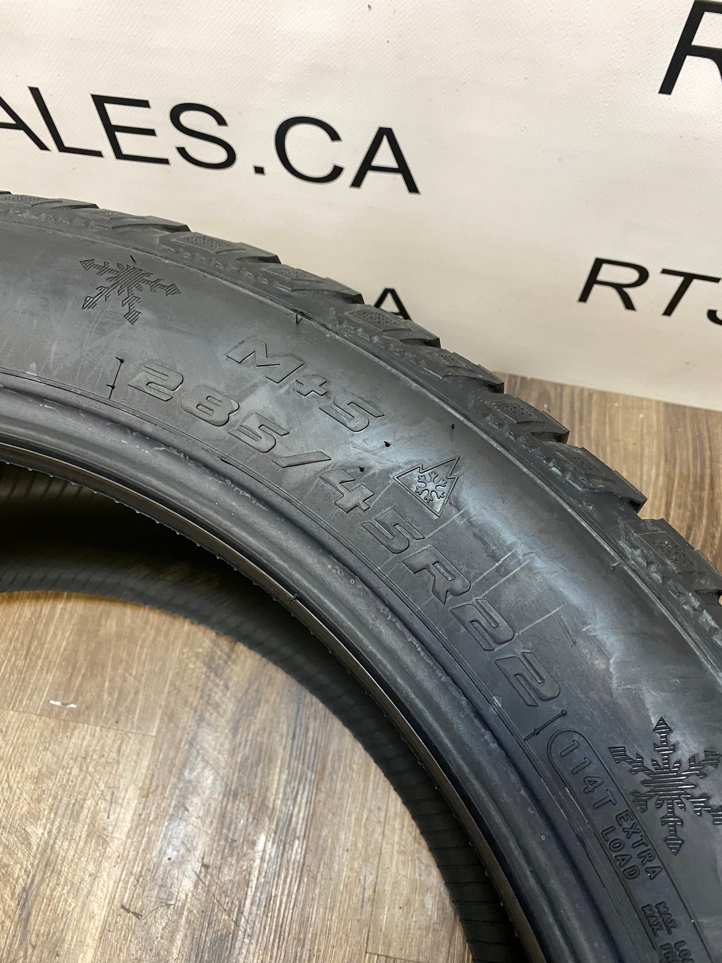 285/45/22 Cooper Discoverer Snow Claw Winter FOUR 22 inch Tires