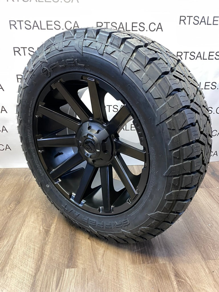 285/55/20 Fuel Tires & Rims 6x135 6x139 GM RAM FORD Toyota