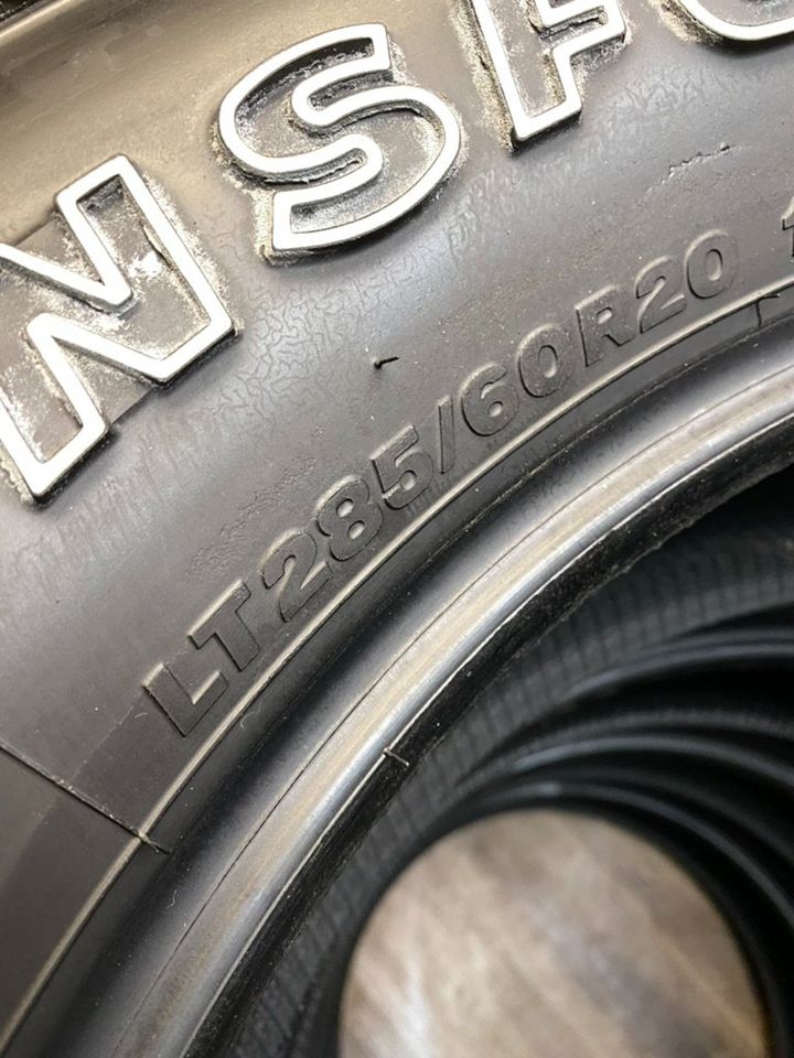 LT 285/60/20 Firestone TRANSFORCE AT E All Season Tires (takeoffs)