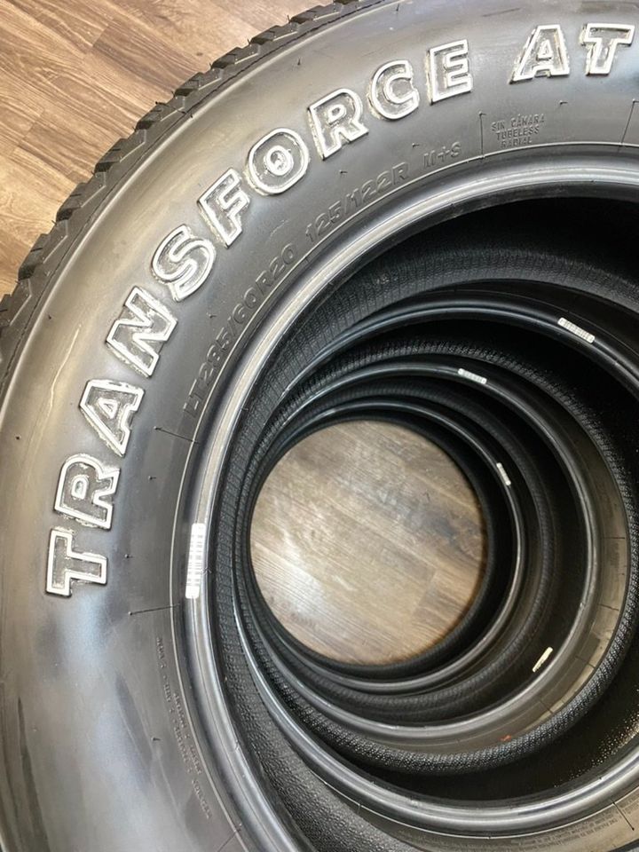 LT 285/60/20 Firestone TRANSFORCE AT E All Season Tires (takeoffs)