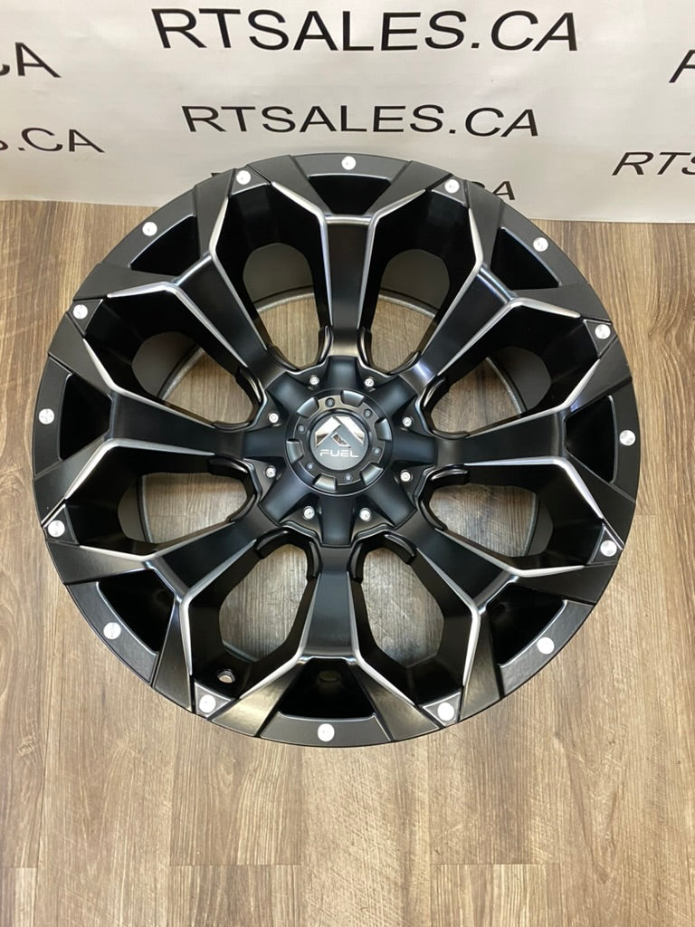 20x10 Fuel Assault Rims 6x135/139 F-150 GM 1500 Ram