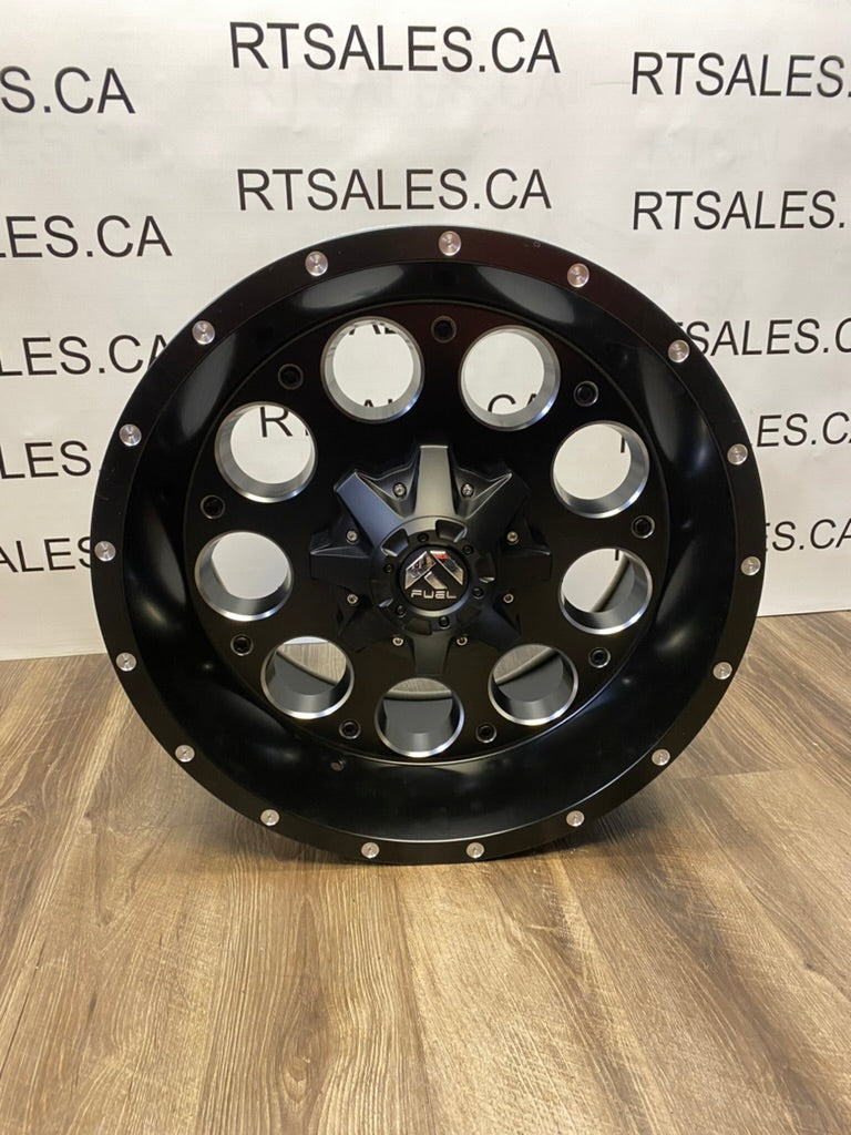 20x10 Fuel Revolver Rims 8x165 Dodge Ram GMC Chevy 2500 3500