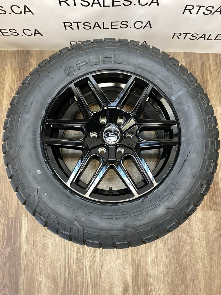 275/65/18 Fuel Gripper A/T All season tires rims Ford F-150