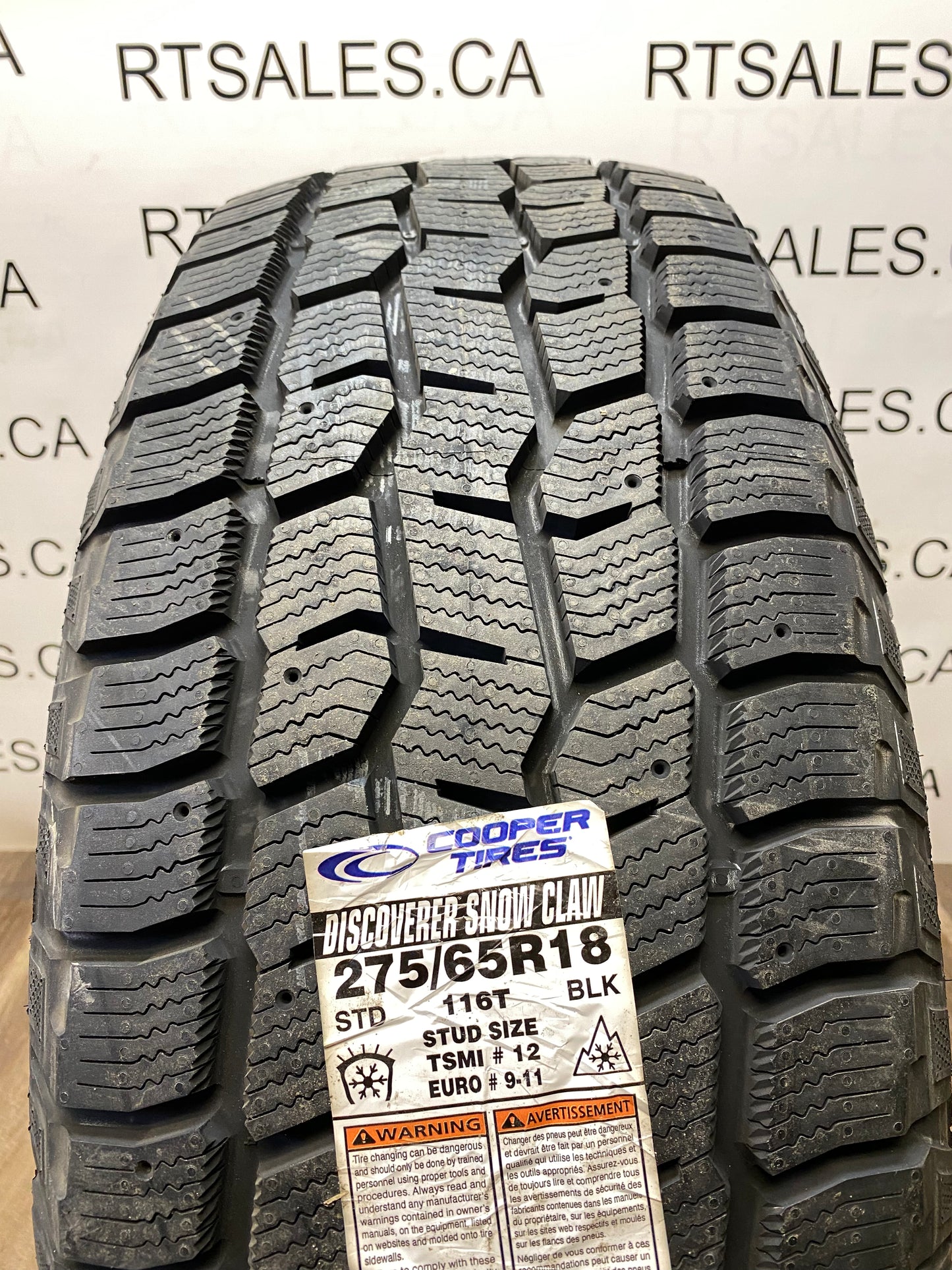 275/65/18 Cooper WINTER tires rims Ford F-150 6x135