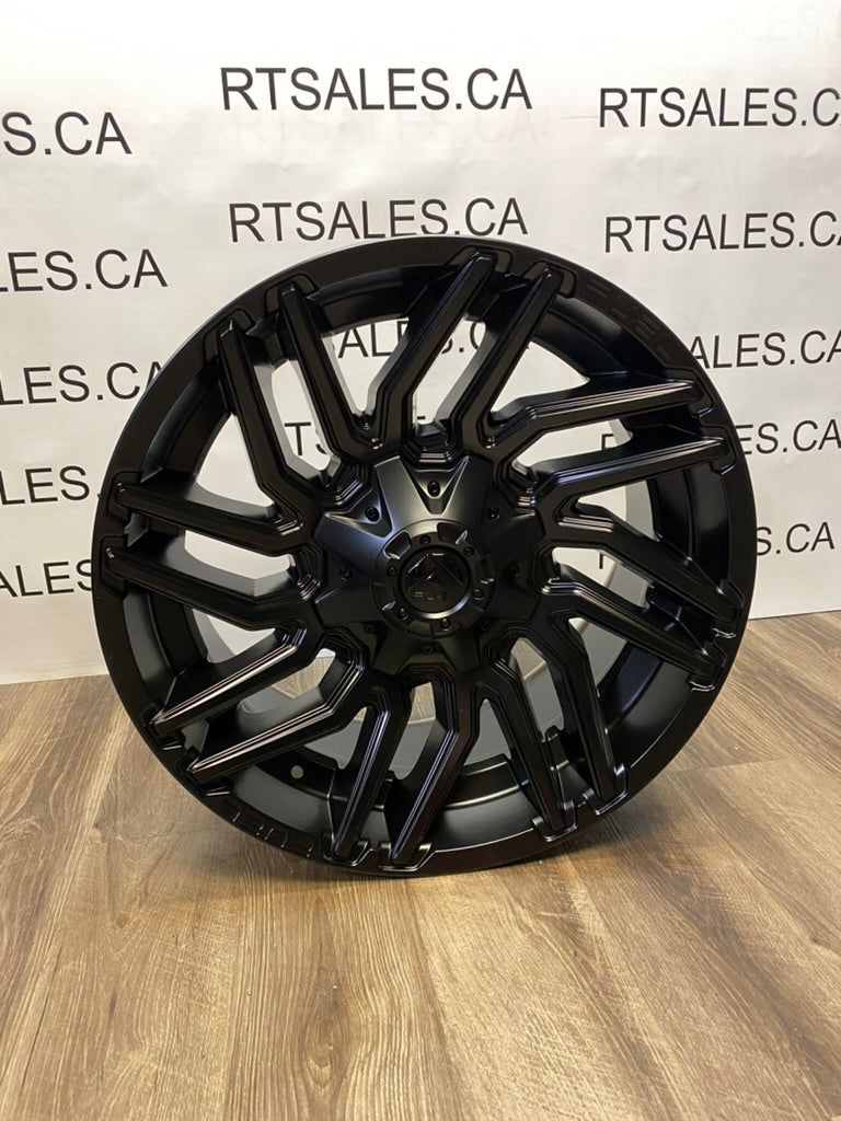 20x9 Fuel Typoon Rims 8x165 Dodge Ram GMC Chevy 2500 3500
