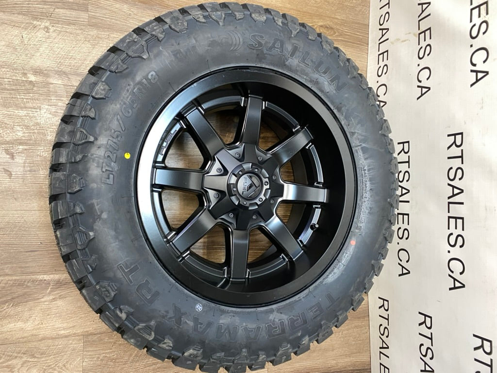 LT 275/65/18 R/T Tires Fuel Rims GMC Chevy Dodge Ram 2500 3500