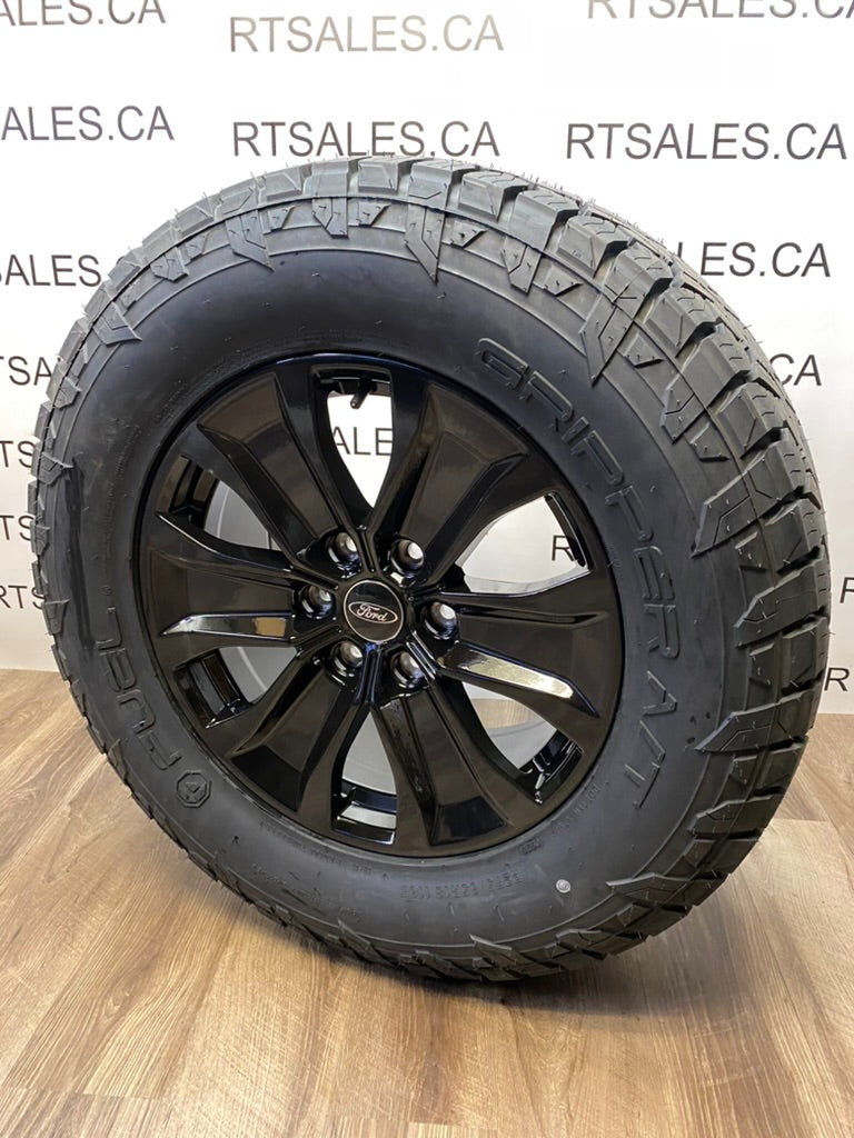 275/65/18 Fuel Gripper A/T All season tires rims Ford F-150