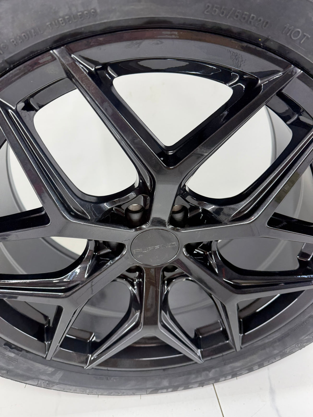 Michelin X-Ice Snow Winter Tires on 20" Ruffino Demon Rims 6x120