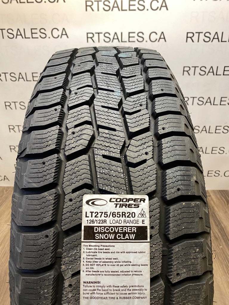 275/65/20 Cooper WINTER TIRES Fuel Contra rims Ford F-250 F-350 Super Duty 8x170