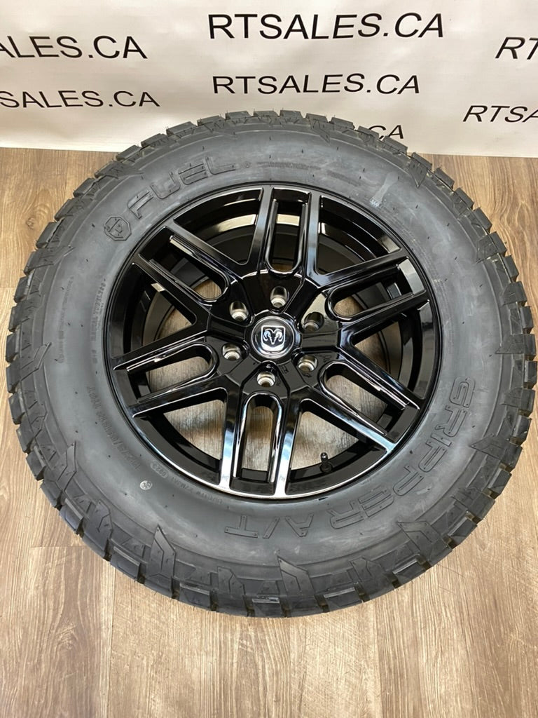 275/65/18 Fuel A/T tires rims Chevy GMC Ram Toyota 6x139 1500