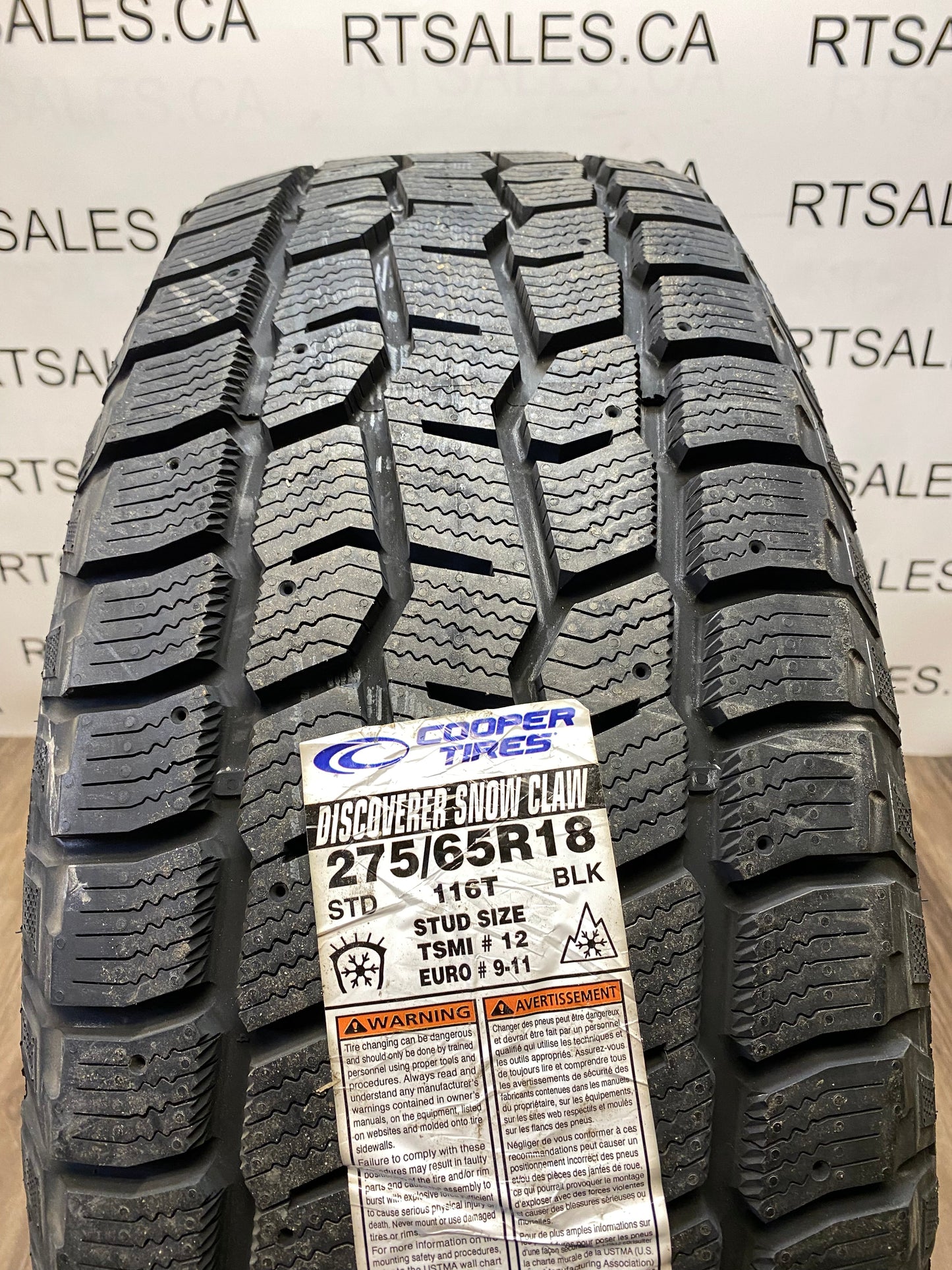 275/65/18 Cooper WINTER tires rims Chevy GMC Ram Toyota 6x139 1500