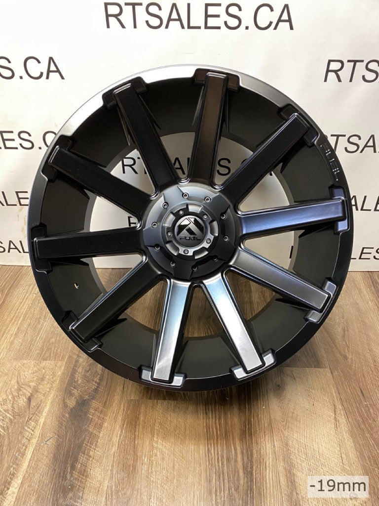 20 inch Fuel Contra rims Ford F-250 F-350 Super Duty 8x170