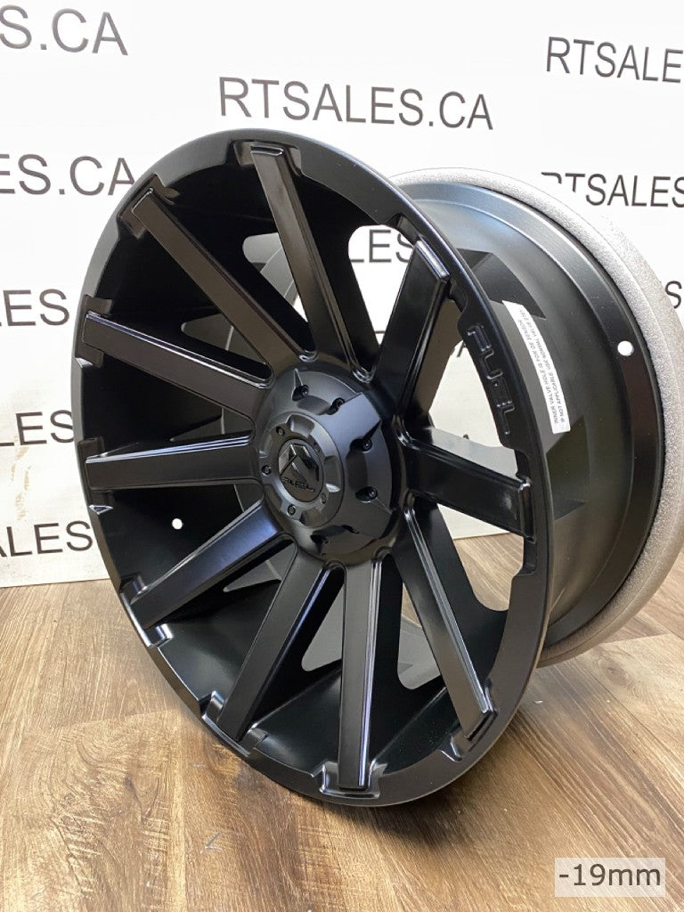 20 inch Fuel Contra rims Ford F-250 F-350 Super Duty 8x170