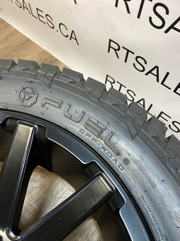285/55/20 Fuel Tires & Rims 6x135 6x139 GM RAM FORD Toyota