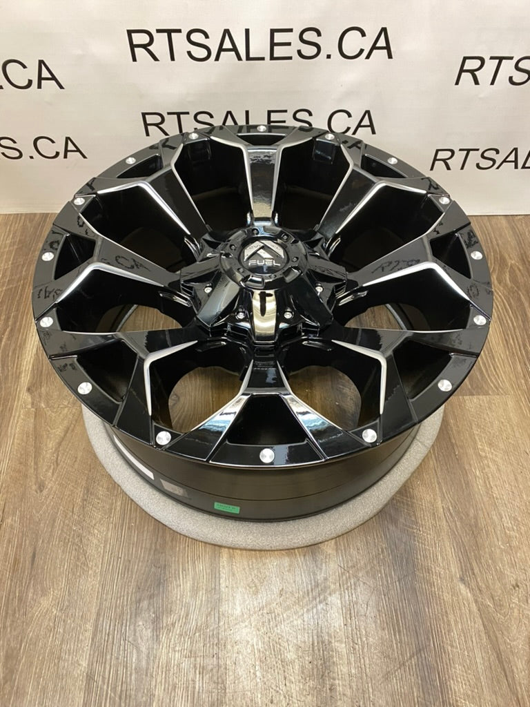 20x9 Fuel Assault Rims 8x165 Dodge Ram GMC Chevy 2500 3500