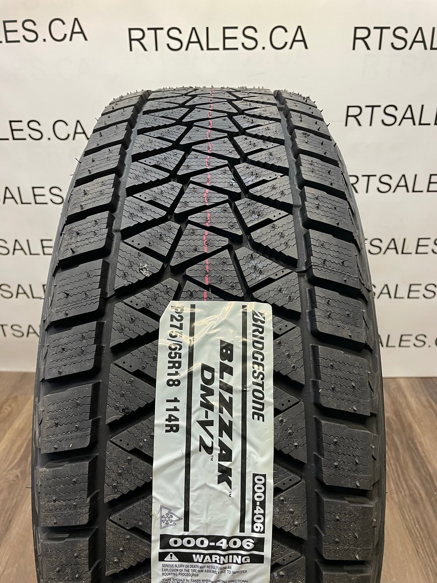 275/65/18 BRIDGESTONE WINTER tires rims Chevy GMC Ram Toyota 6x139 1500