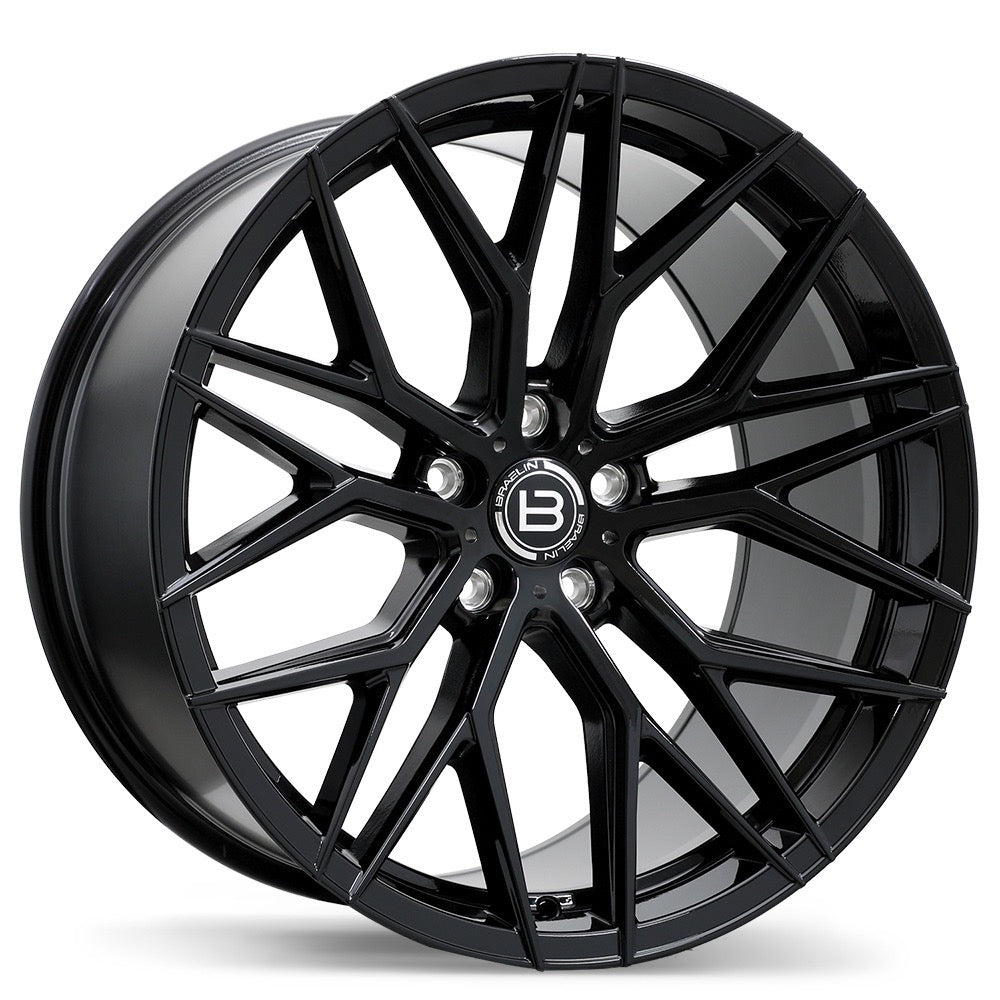 Braelin BR10 Gloss Black Rims 21"