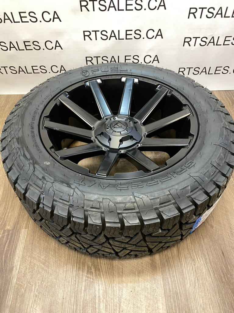 285/55/20 Fuel Tires & Rims 6x135 6x139 GM RAM FORD Toyota