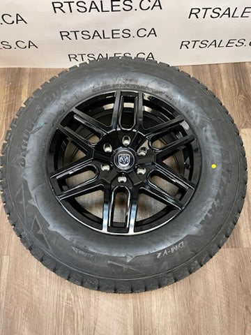 275/65/18 BRIDGESTONE WINTER tires rims Chevy GMC Ram Toyota 6x139 1500