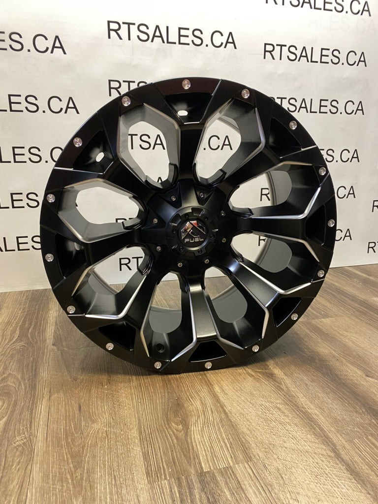 20x10 Fuel Assault Rims 6x135/139 F-150 GM 1500 Ram