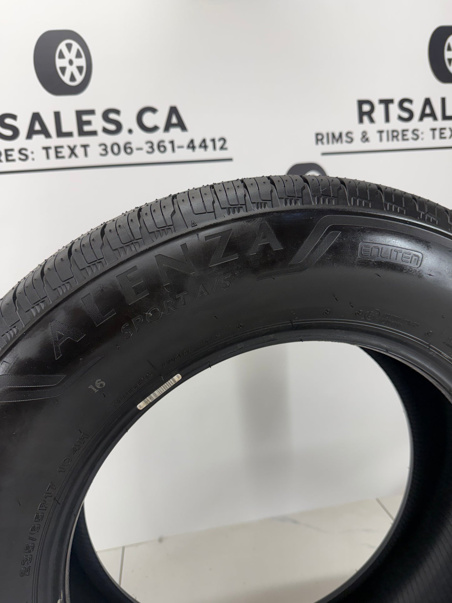 235/65R17 Bridgestone Alenza Sport A/S All Season Tires (Takeoffs)