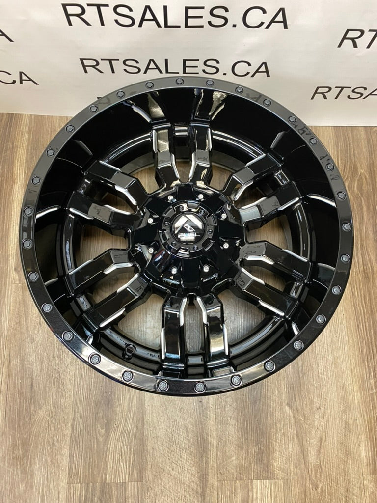 20x10 Fuel Sledge Rims 8x170 Ford F250 F350 Super Duty