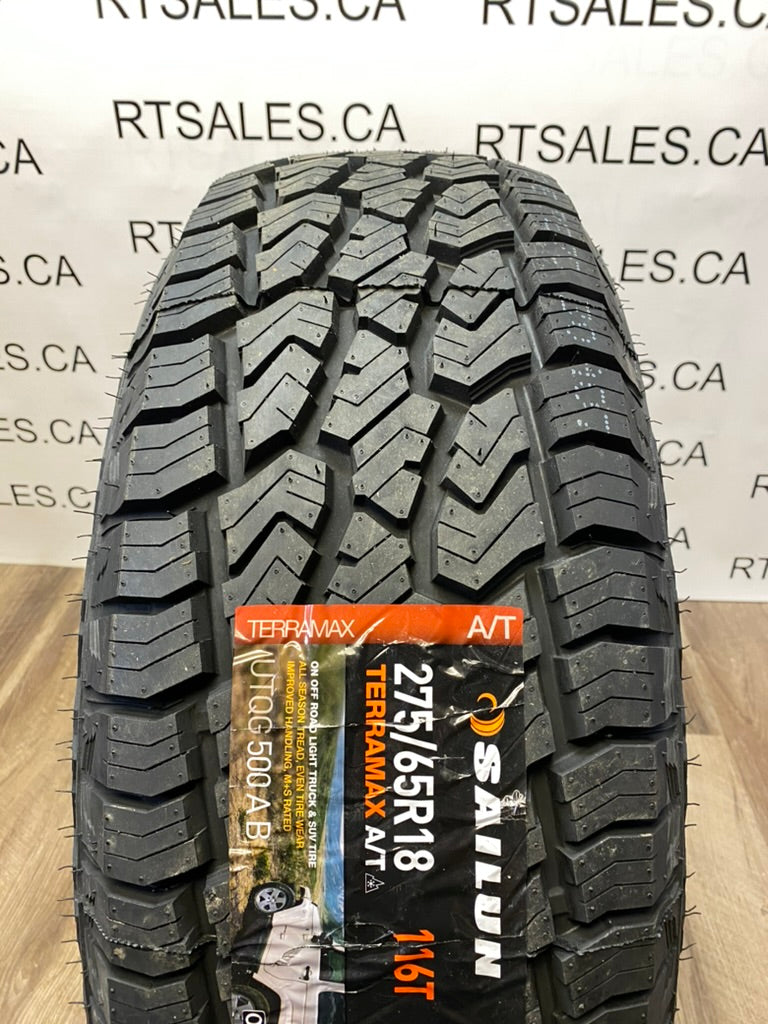 275/65/18 Sailun Terramax A/T All Weather FOUR 18" Tires