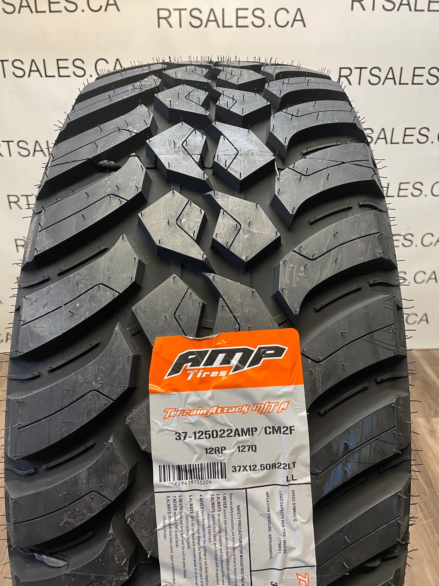 LT 37x12.5x22 Amp Terrain Attack M/T // 12 ply (Set of Four)