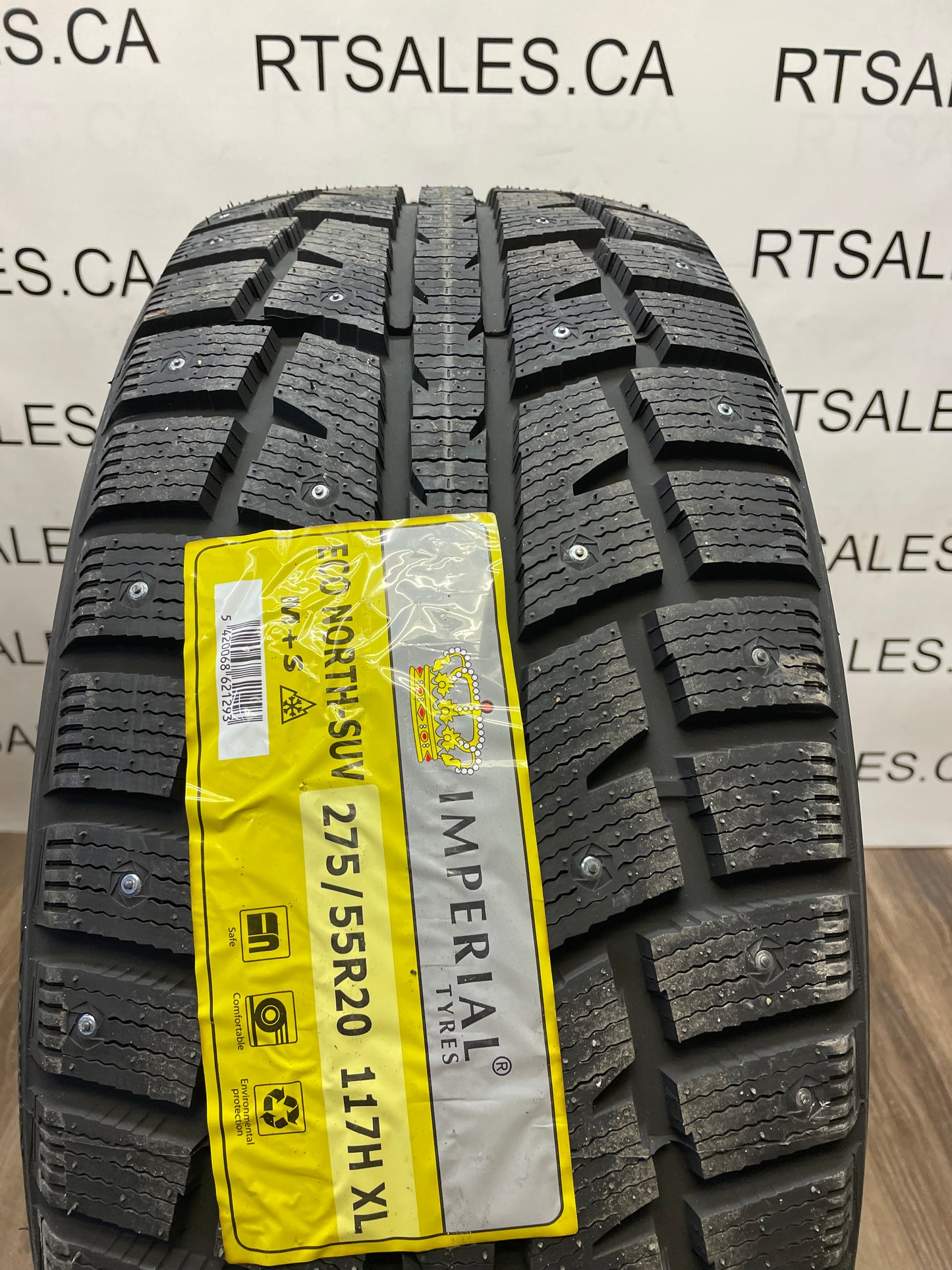 275/55/20 Imperial Winter Studded TIRES (Set of Four)