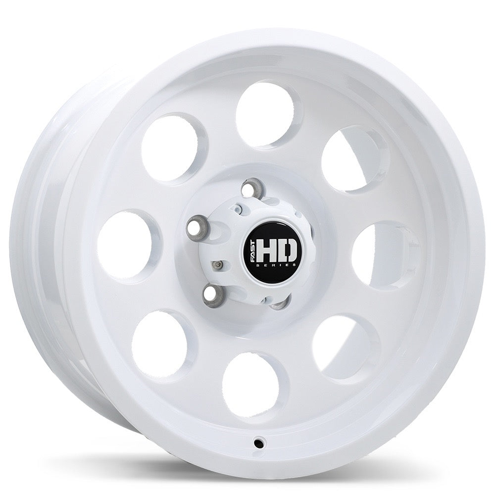 17x9 Fast Detour Gloss White rims
