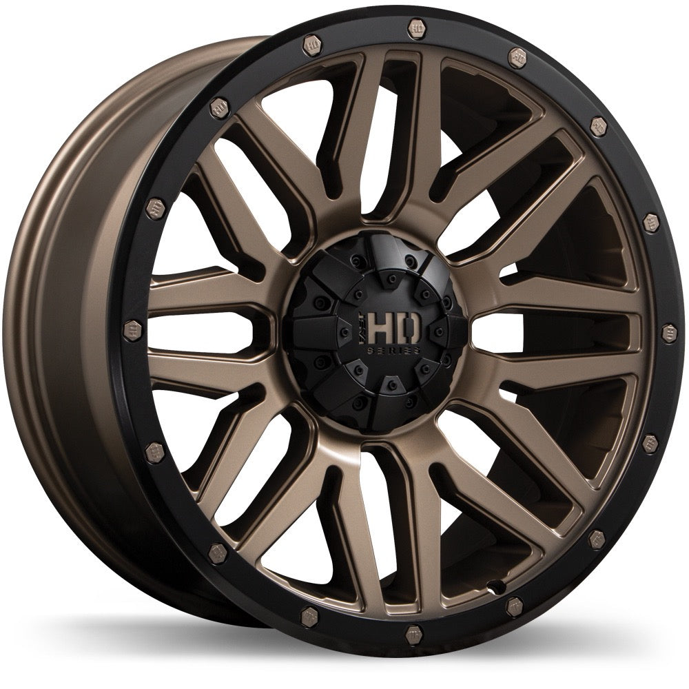 20x9 Fast HD Menace Rims 6x139.7 Bronze
