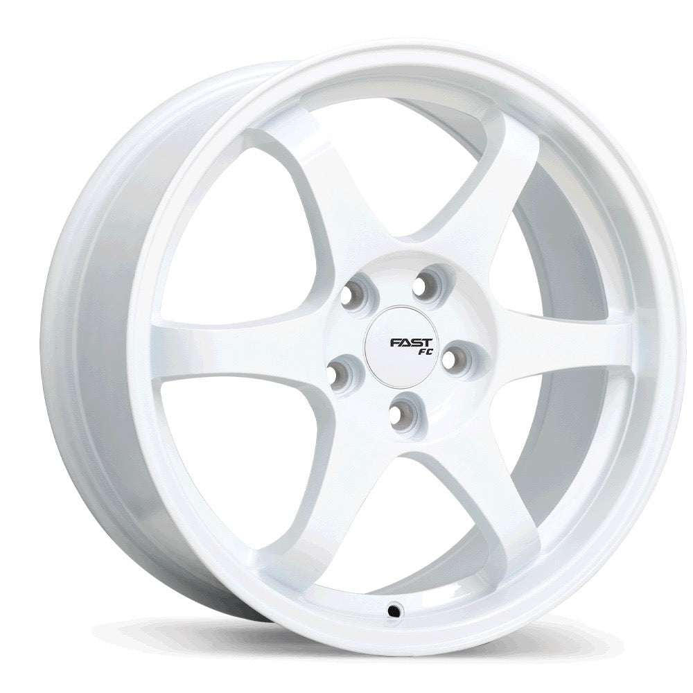 Fast FC09 Gloss White Rims - 17" & 18"