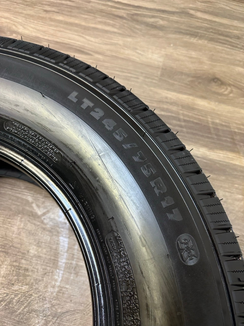 LT 245/75/17 Michelin MS2 E All Season Tires (Takeoffs)