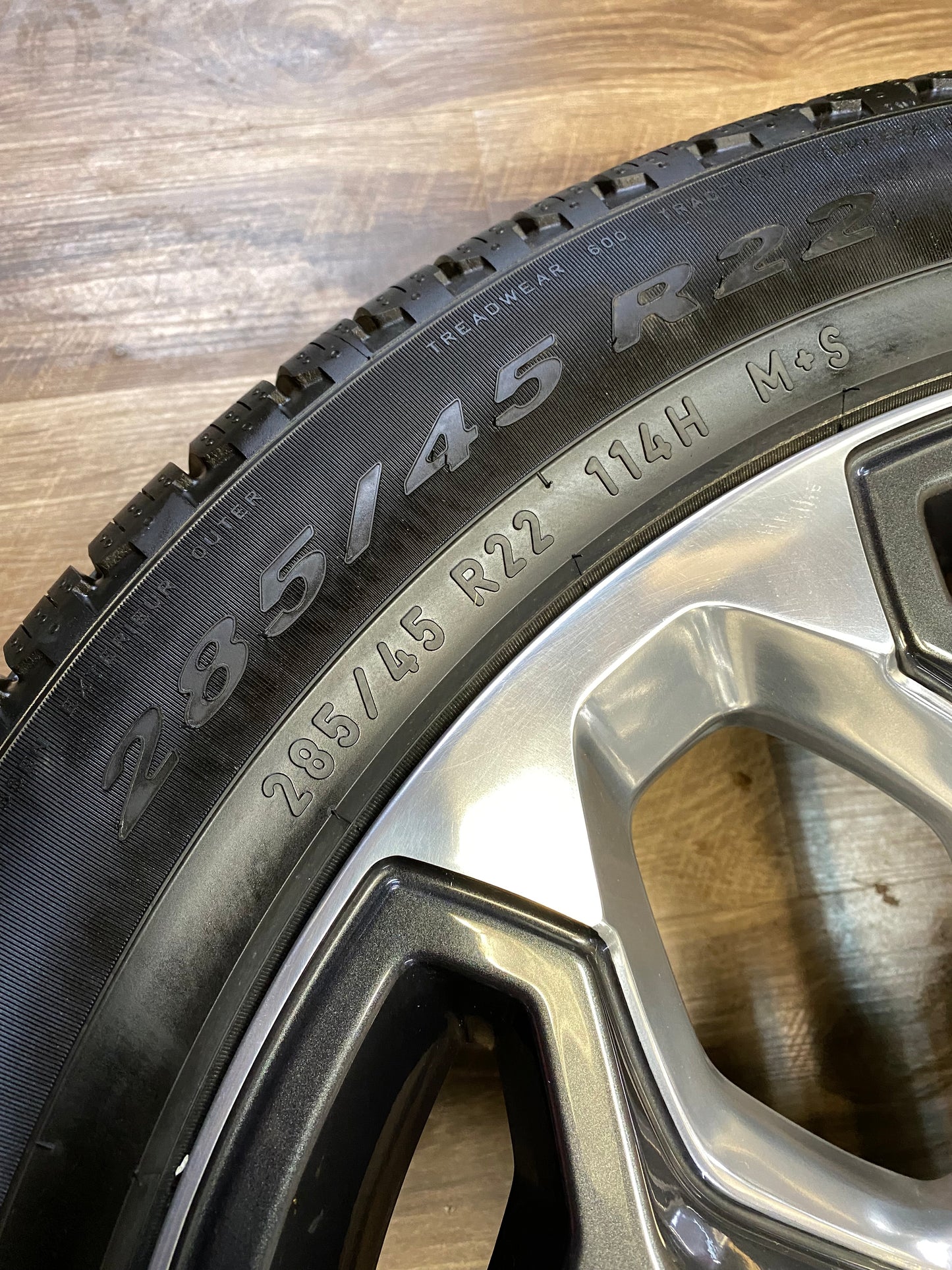 285/45/22 Pirelli Scorpion A/S on 22" Ram 1500 limited rims 6x139