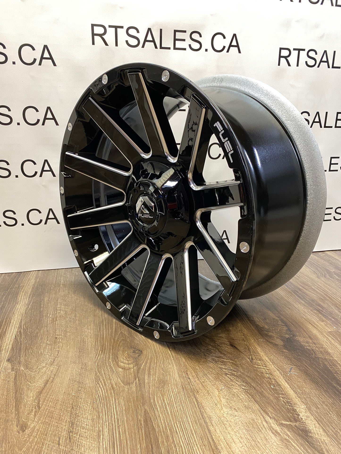 18x9 Fuel Contra Rims 5x114/127 Jeep Wrangler (Set of Five)